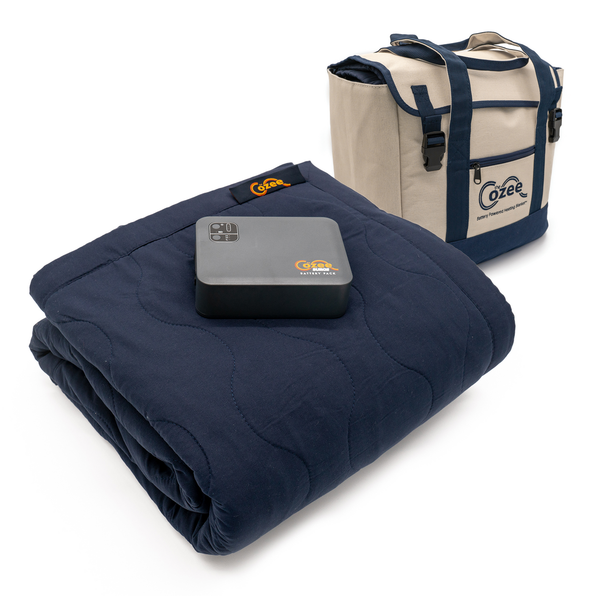 The Cozee Battery Powered Electric Heating Blanket™ Life Giving Warmth